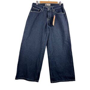 Levis Low Baggy Crop jeans relaxed 90s dark wash retro sz 30